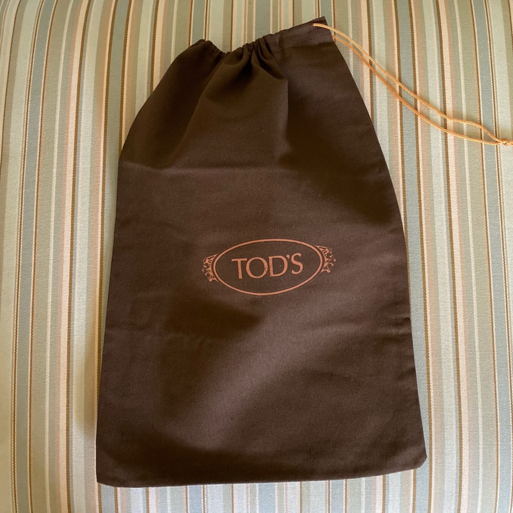 TOD’S 🤎🧡SIGNATURE COLORS🧡🤎 DRAWING DUST BAG🌟EUC🌟